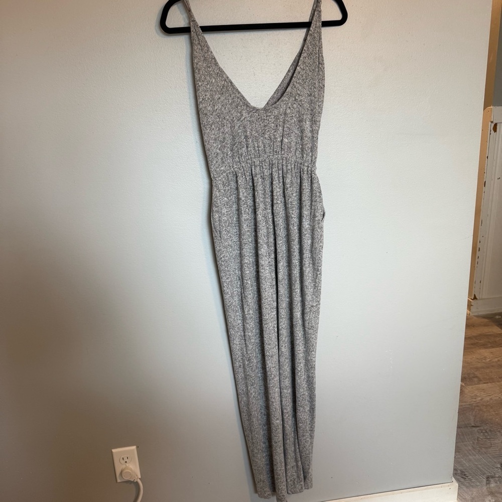 Express One Eleven Heather Gray Cozy Jumpsuit Size Extra Small - Picture 5 of 5